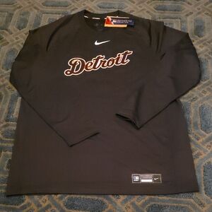 Nike Black Long Sleeve Detroit Tigers Tee